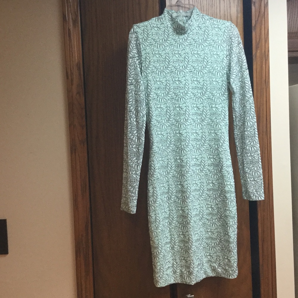 Dress the population lace dress XS